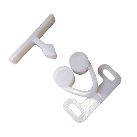 Sea-Dog Twin Roller Door Catch - White 227141-1